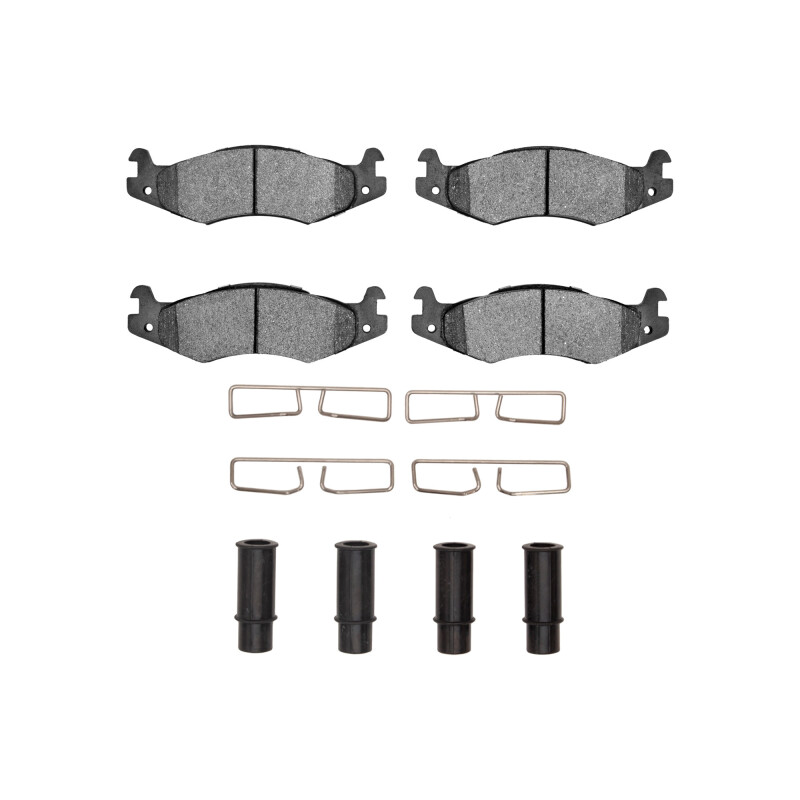 Hummer H1 Brake Pads - Front + Rear - R1 Concepts - Ceramic - `92-`06